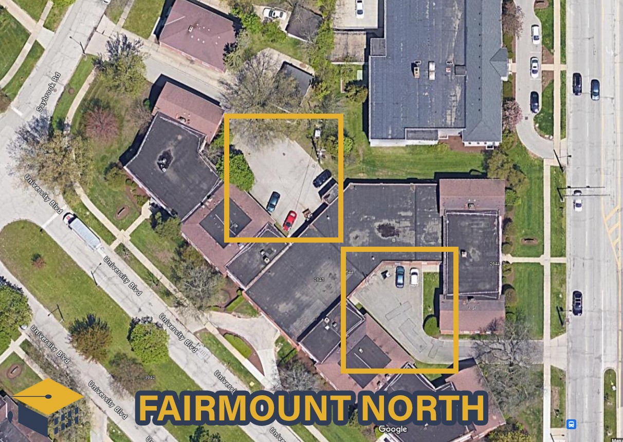 2024-2025 Fairmount North Parking Map