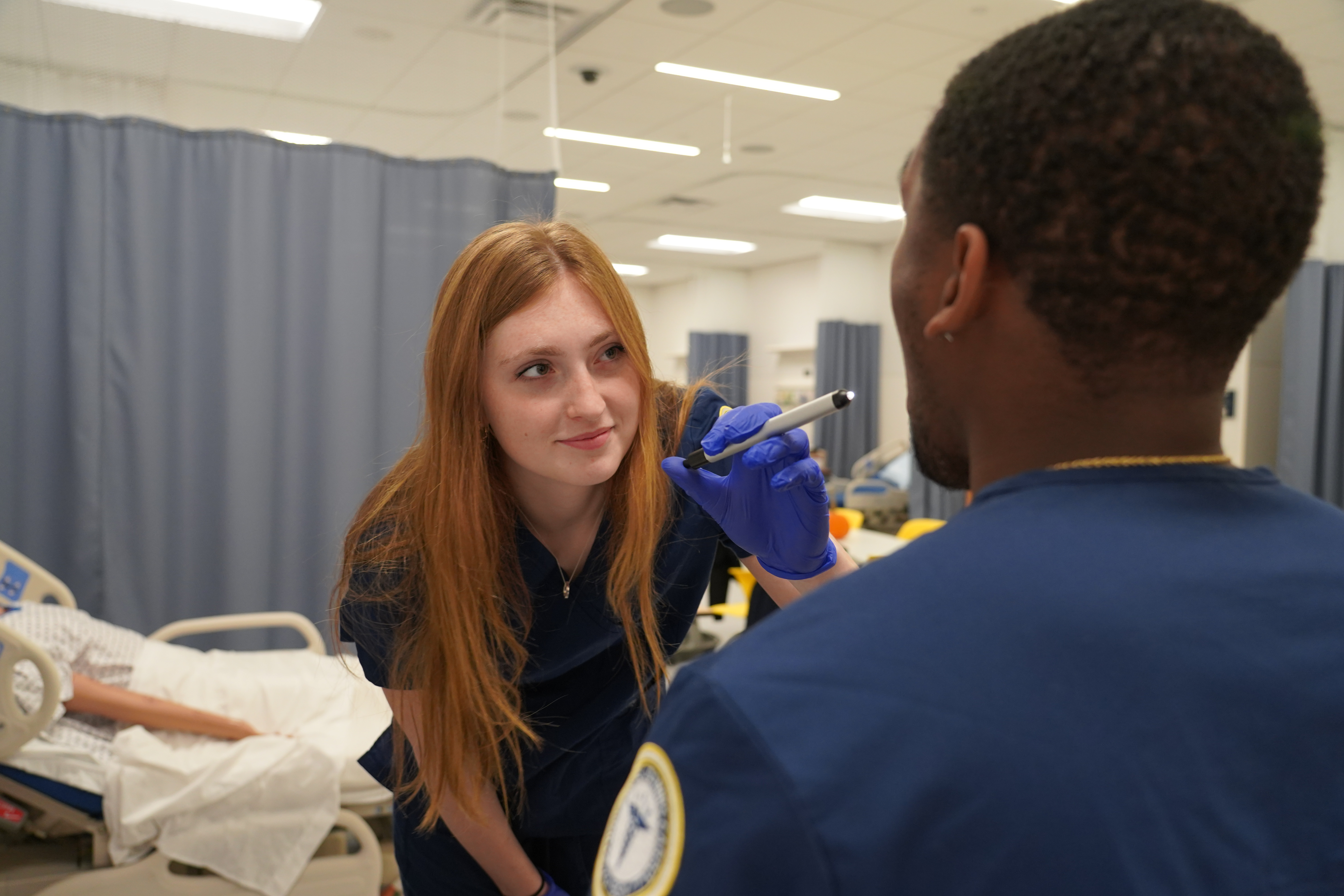 Student with Syringe