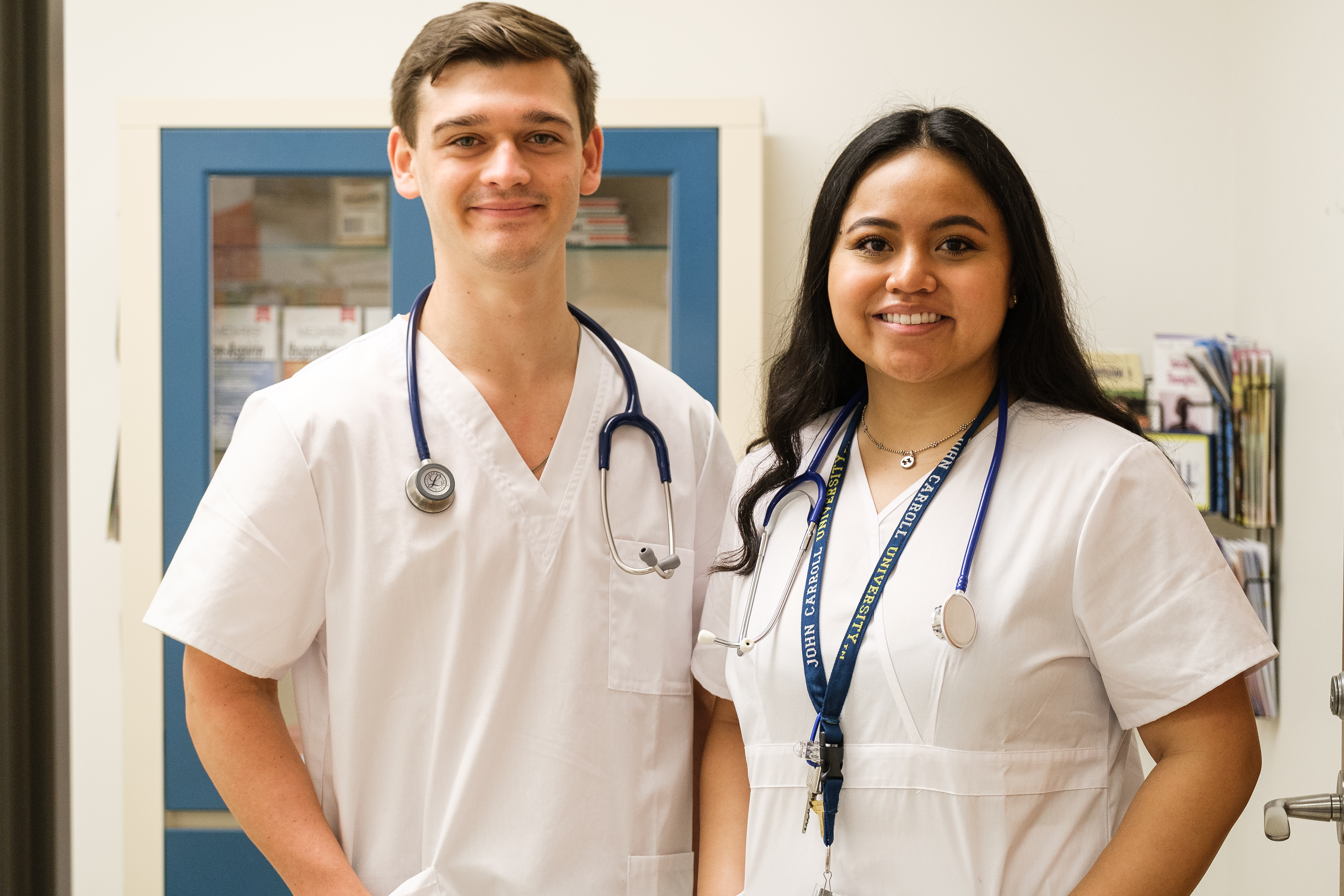 jcu nursing students in the health center