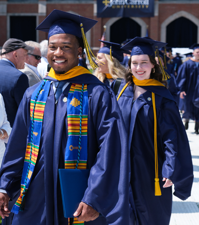 commencement ceremony student procession