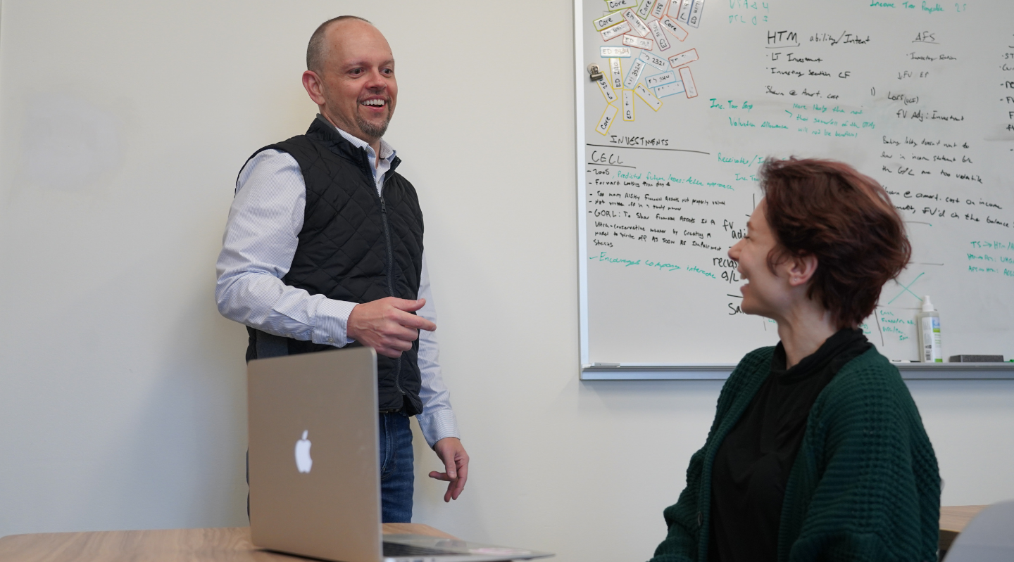 counseling professor in classroom