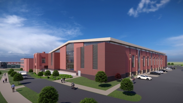 Rendering of JCU's Athletic, Wellness & Event Center 