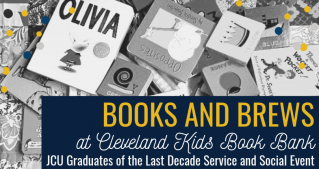 GOLD Alumni Books and Brews event header