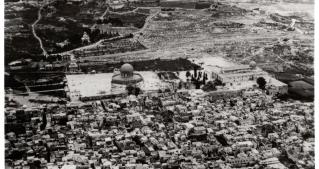 an old picture of the Temple Mount