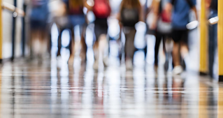 Students in Hallway