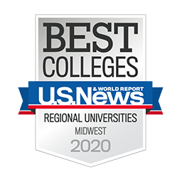 U.S. News & World Report badge for 2020 Best Colleges, Regional Universities Midwest 2020