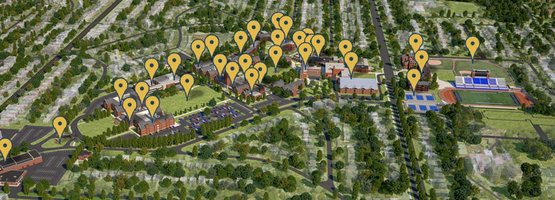 Visit Campus John Carroll University   Interactive Campus Map 2 