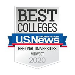 U.S. News & World Report badge for 2020 Best Colleges, Regional Universities Midwest 2020