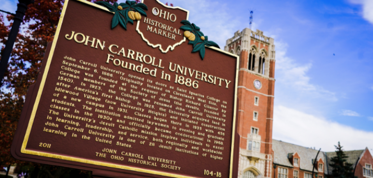 Campus ohio historical marker sign