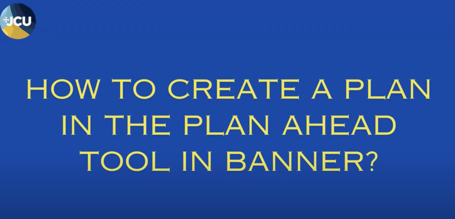 hoe to create a plan in the plan ahead tool