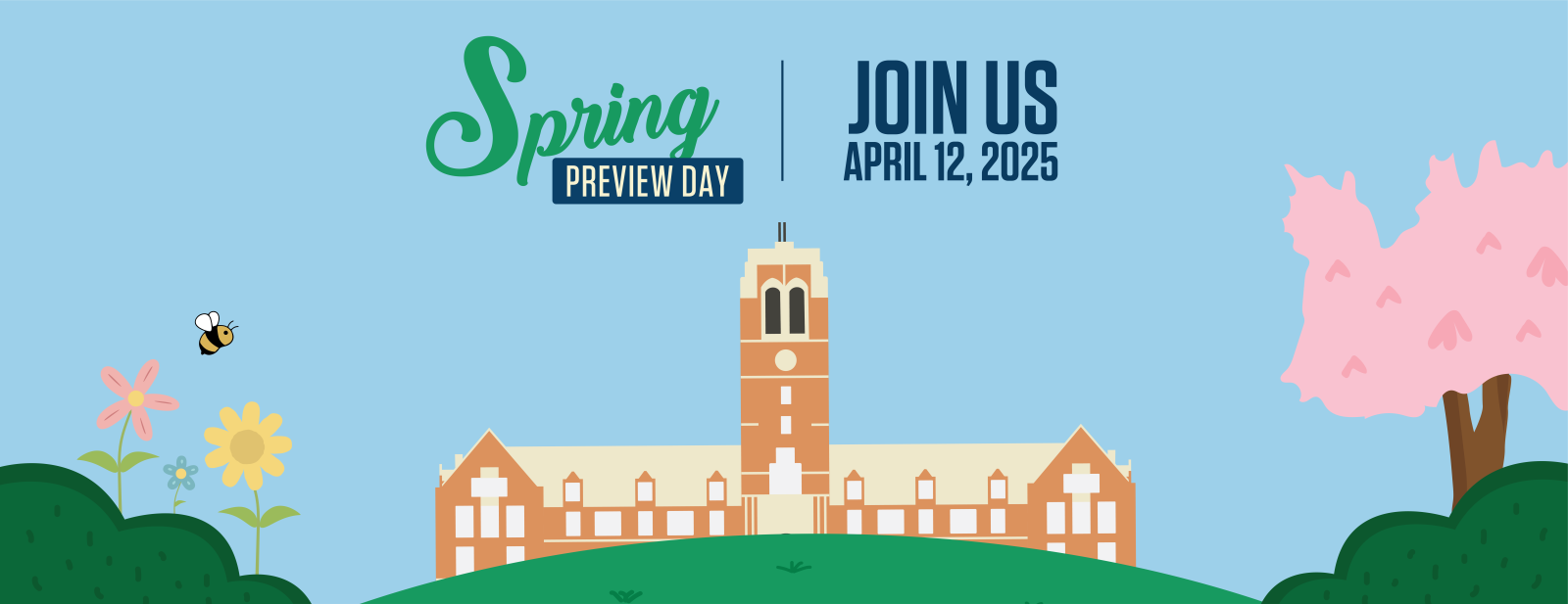 Spring Preview Day event promo banner