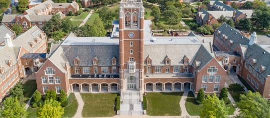 Aerial view of John Carroll University